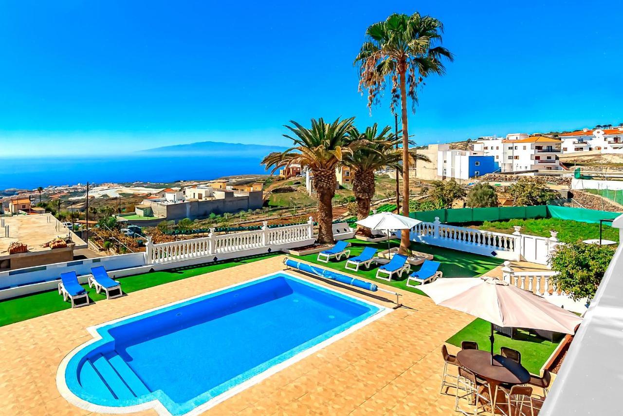 Villa Raquel With Private Pool And Sea View Los Menores 외부 사진