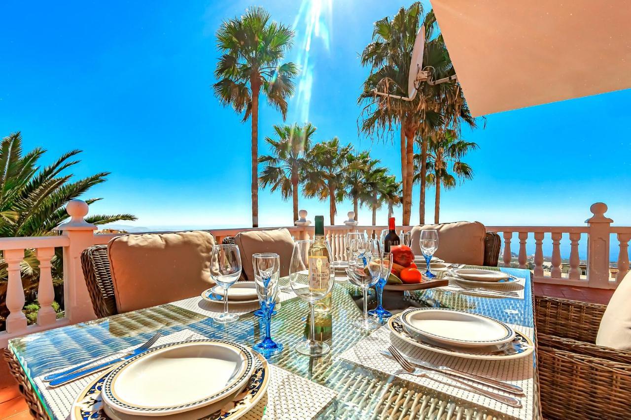 Villa Raquel With Private Pool And Sea View Los Menores 외부 사진