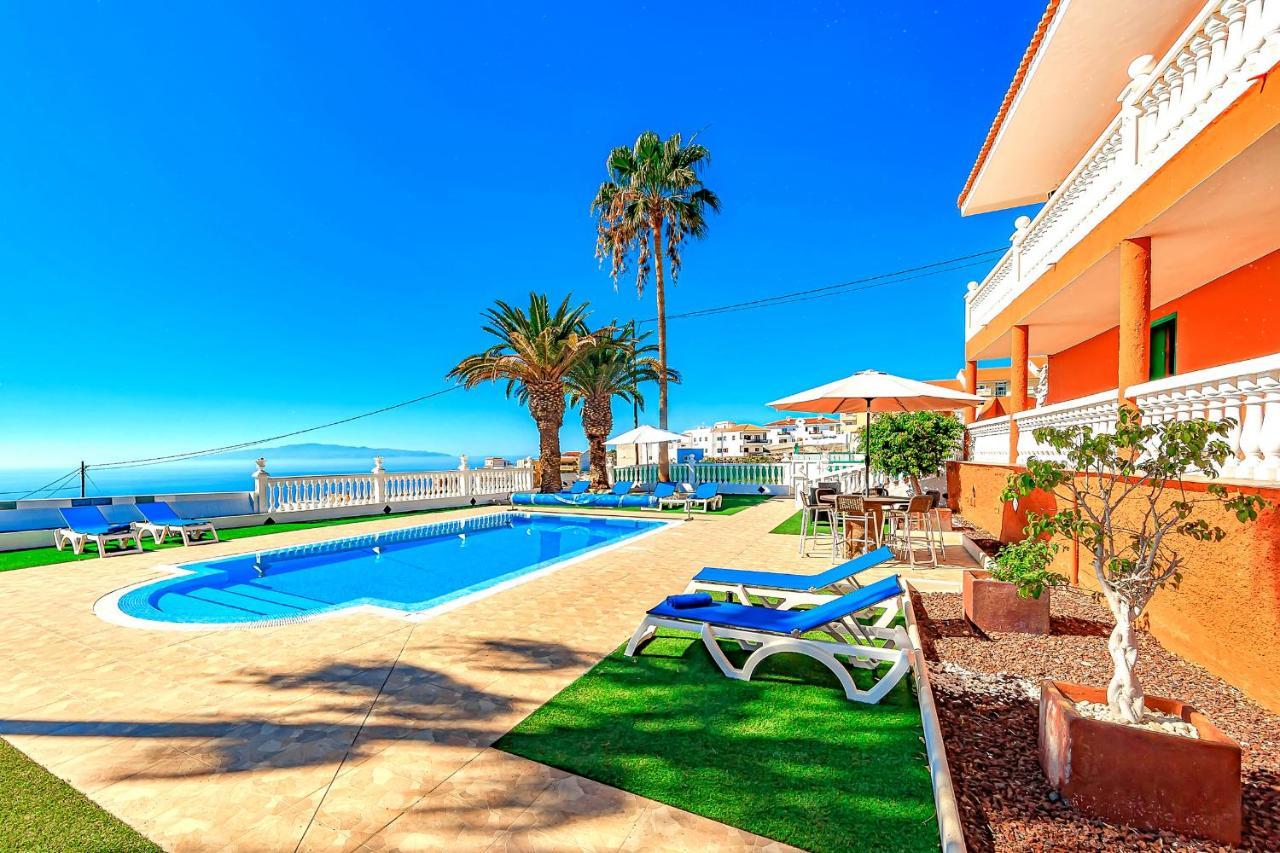 Villa Raquel With Private Pool And Sea View Los Menores 외부 사진