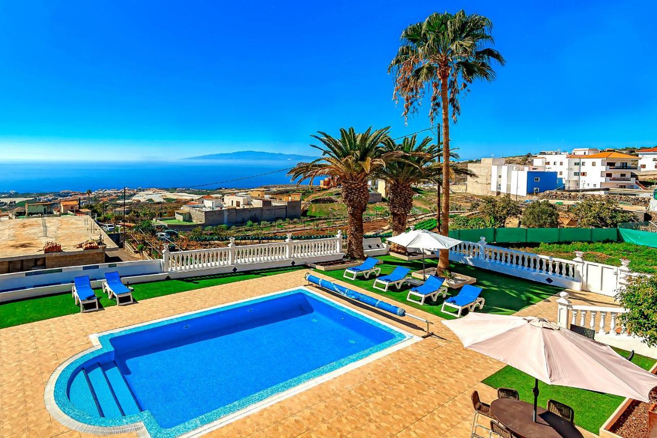 Villa Raquel With Private Pool And Sea View Los Menores 외부 사진
